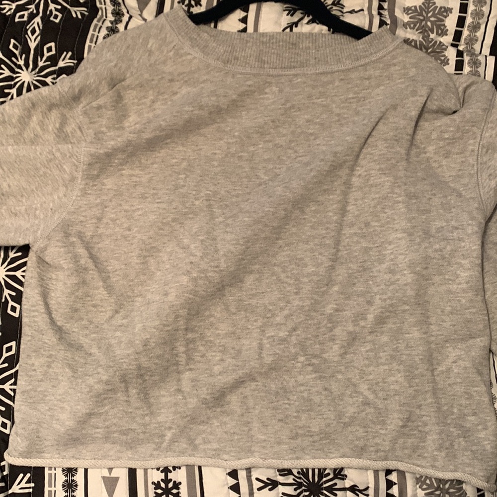 Grey Crop Top - Picture 2 of 3